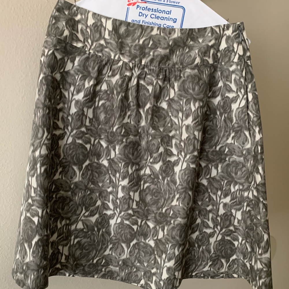 Jcrew Silk structured skirt